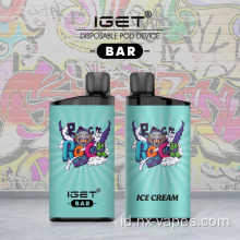 IGET BAR 3500 Puffs E-rokok sekaligus